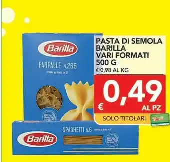 TuoDi Barilla Spaghetti N.5 Integrale 500 G(ml) offerta