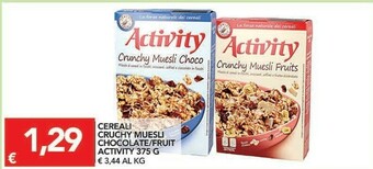TuoDi Lameri-retail Cereali Cruchy Muesli Chocolate/fruit Activity offerta