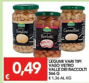 TuoDi Valle dei raccolti Legumi Vaso Vetro 566 G offerta
