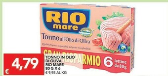 TuoDi Rio Mare Tonno Rio mare offerta