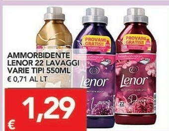 TuoDi Lenor Ammorbidente 22 Lavaggi 550 Ml offerta