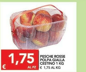 TuoDi Pesche Rosse Polpa Gialla Cestino offerta