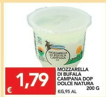 TuoDi Dolce natura Mozzarella Di Bufala Campana Dop 200 G offerta