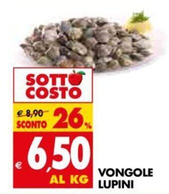 Tigros Vongole Lupini offerta