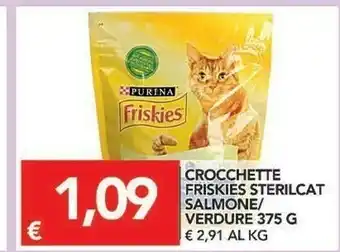 TuoDi Purina Purina Crocchette Friskies Sterilcat Salmone/ Verdure offerta