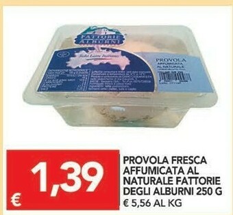 TuoDi Fattorie degli alburni Provola Affumicata Al Naturale 250 G(ml) offerta