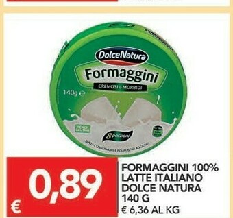 TuoDi Dolce natura Formaggini 100% Latte Italiano offerta