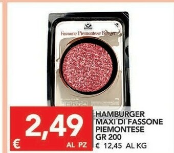 TuoDi Butcher Selection Hamburger Maxi Di Fassone Piemontese offerta