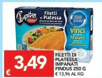 TuoDi Findus Filetti Di Platessa Alla Mugnaia 250 G(ml) offerta