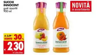 Tigros Succhi Innocent 900 ml offerta
