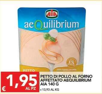 TuoDi Aia Petto Di Pollo Al Forno Aequilibrium 140 G(ml) offerta