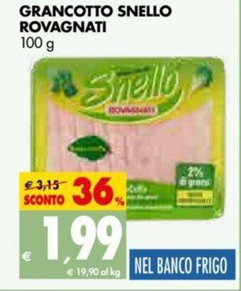 Grancotto Snello Rovagnati 100 g