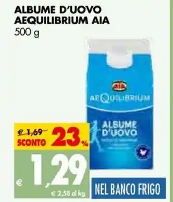 Tigros AIA Albume D'Uovo Aequilibrium 500 g offerta