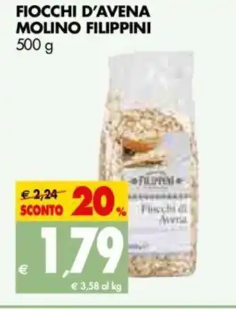Tigros Fiocchi D'Avena Molino Filippini 500 g offerta