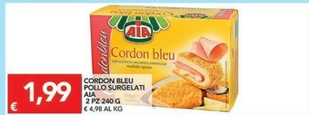 TuoDi Aia Cordon Bleu Pollo Surgelati offerta