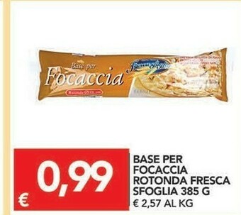 TuoDi Fresca sfoglia Fresca Sfoglia Focaccia Base Per Focaccia Rotonda offerta