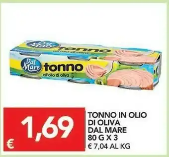TuoDi Dal mare Tonno In Olio Di Oliva 80 G X 3 offerta