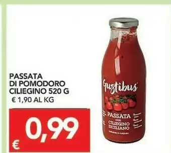TuoDi Gustibus Passata Di Pomodoro Ciliegino offerta