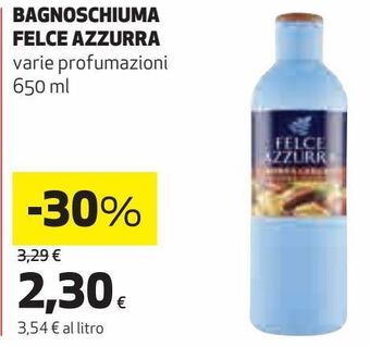 Ipercoop Bagnoschiuma felce azzurra offerta