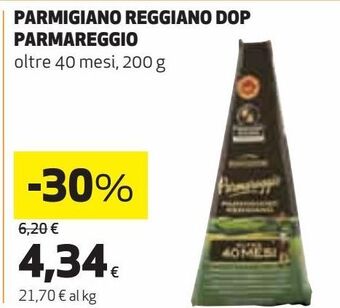 Ipercoop Parmigiano reggiano dop parmareggio offerta