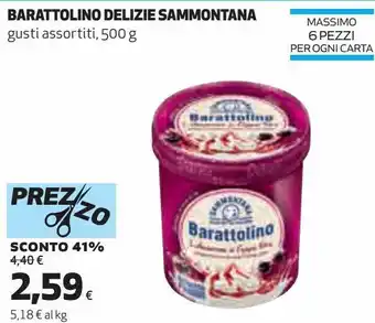 Ipercoop Barattolino delizie sammontana offerta