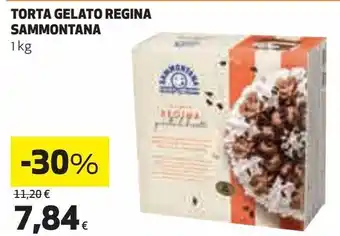 Ipercoop Torta gelato regina sammontana offerta