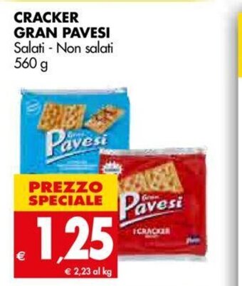 Tigros Cracker Gran Pavesi Salati-Non salati 560 g offerta