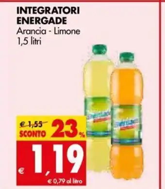 Tigros Integratori Energade Arancia - Limone 1,5 litri offerta