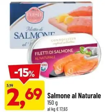 DPiù Salmone al Naturale 150 g offerta
