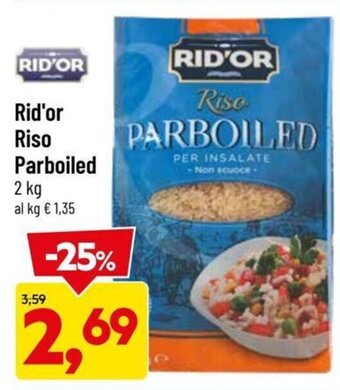 DPiù Rid'or Riso Parboiled 2 kg offerta