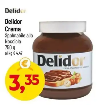 DPiù Delidor Crema Spalmabile alla Nocciola 750 g offerta
