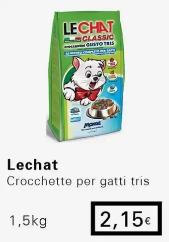 Lechat Crocchette per gatti tris 1,5kg
