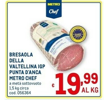 Metro Valtellina Bresaola offerta