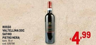 Metro Valtellina Vino rosso offerta