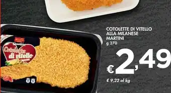 Bennet Martini Cotolette Di Vitello Alla Milanese 270 G offerta