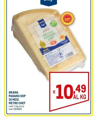 Metro Grana Padano Formaggio offerta