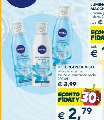 Esselunga Nivea Detergenza Viso offerta