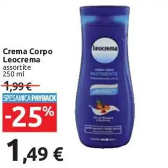 Carrefour Leocrema Crema Corpo 250 ml offerta