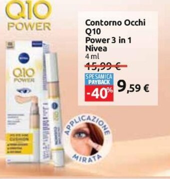 Nivea Contorno Occhi Q10 Power 3 in 1 4 ml