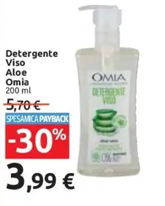 Carrefour Omia Detergente Viso Aloe 200 ml offerta