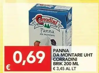 TuoDi Corradini Panna Da Montare Uht 200 Ml offerta