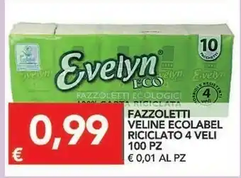 Evelyn Fazzoletti Veline Ecolabel Riciclato