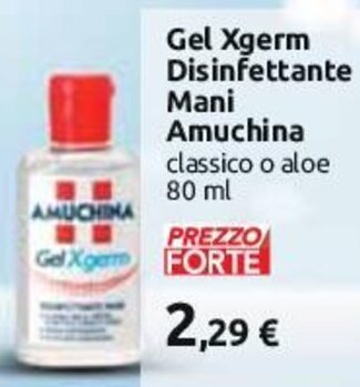 Carrefour Amuchina Gel Xgerm Disinfettante Mani 80 ml offerta