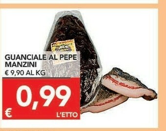 TuoDi Manzini Guanciale Al Pepe offerta