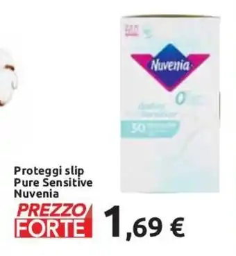Carrefour Nuvenia Proteggi slip Pure Sensitive offerta