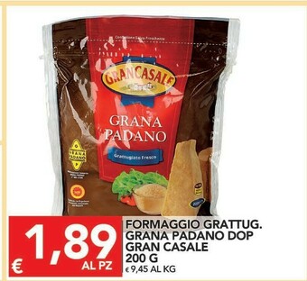 TuoDi Gran Casale Formaggio Grattugiato Grana Padano Dop offerta