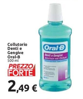Carrefour Oral-B Collutorio Denti e Gengive 500 ml offerta
