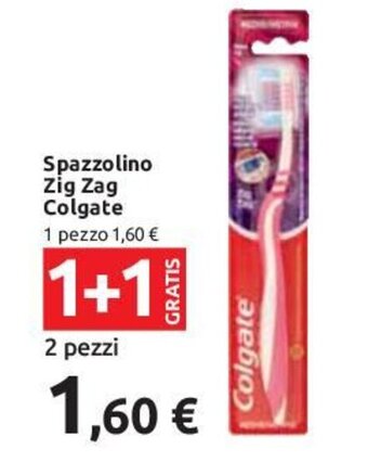 Carrefour Colgate Spazzolino Zig Zag offerta