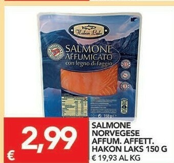 TuoDi Hakon Laks - Salmone Affumicato Con Legno Di Faggio 150 G(ml) offerta