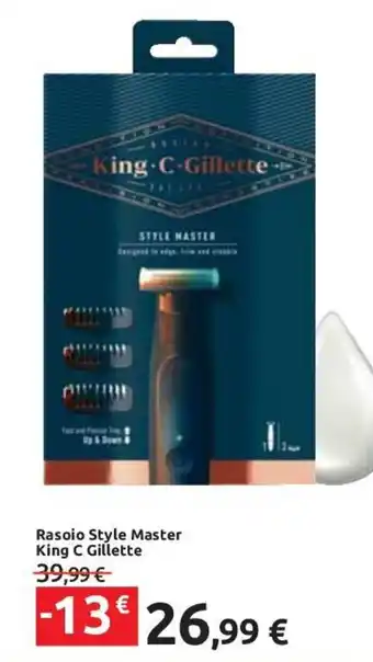 Carrefour Gillette Rasoio Style Master King C offerta